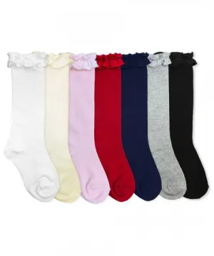 Ruffle Knee High - 1658 Jefferies Socks