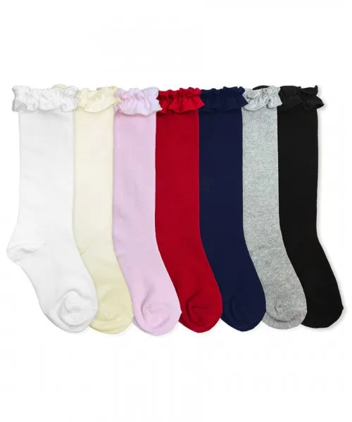 Ruffle Knee High - 1658 Jefferies Socks
