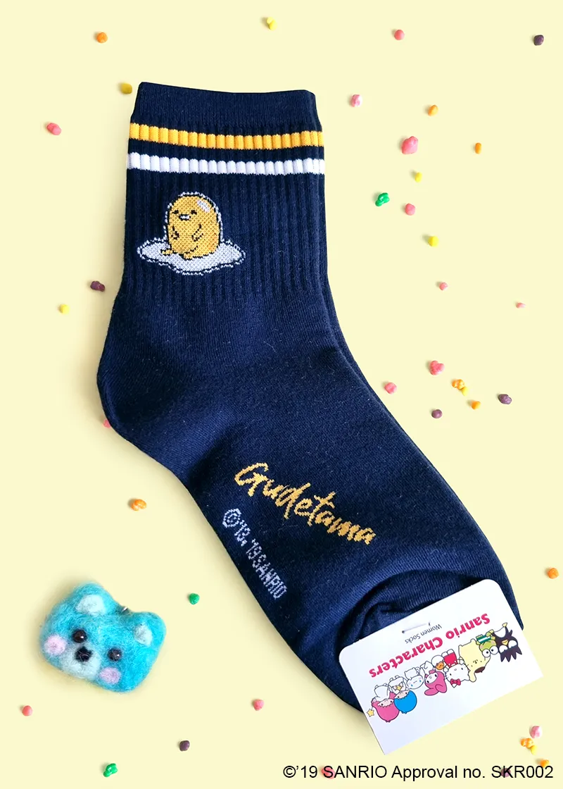 Sanrio Friends Korea - Adorable Sweet Crew Length Socks for Cozy Everyday Wear