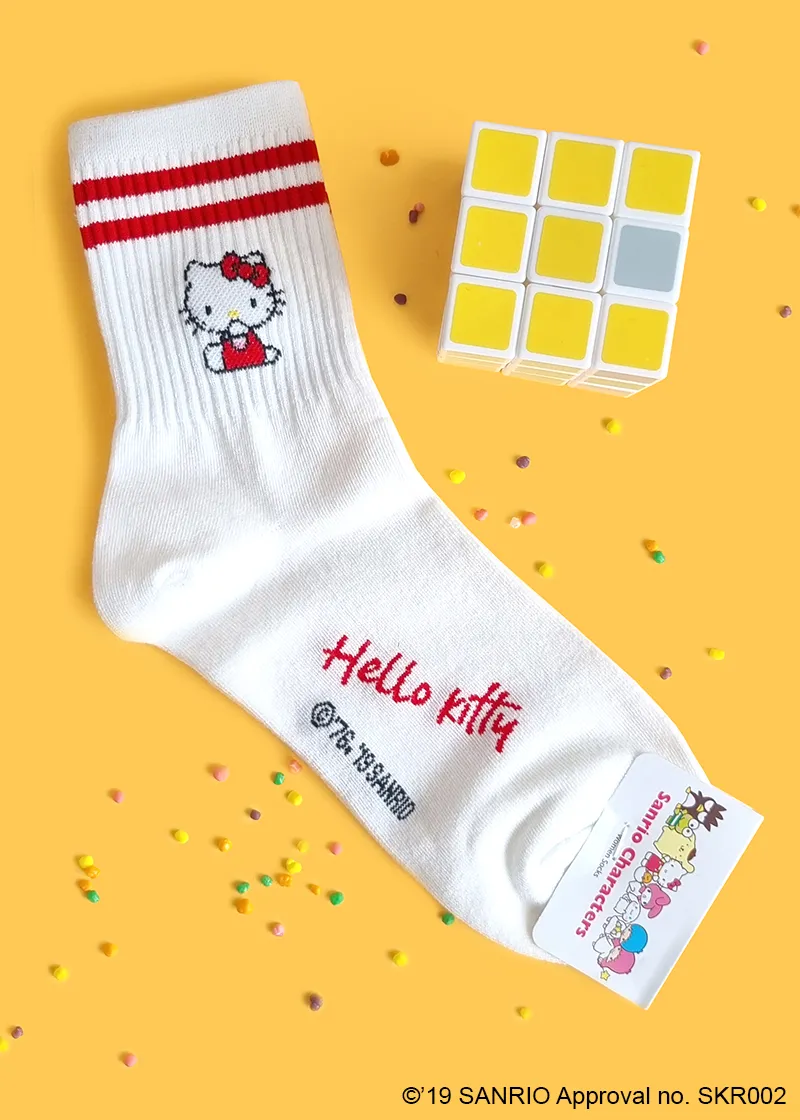 Sanrio Friends Korea - Adorable Sweet Crew Length Socks for Cozy Everyday Wear