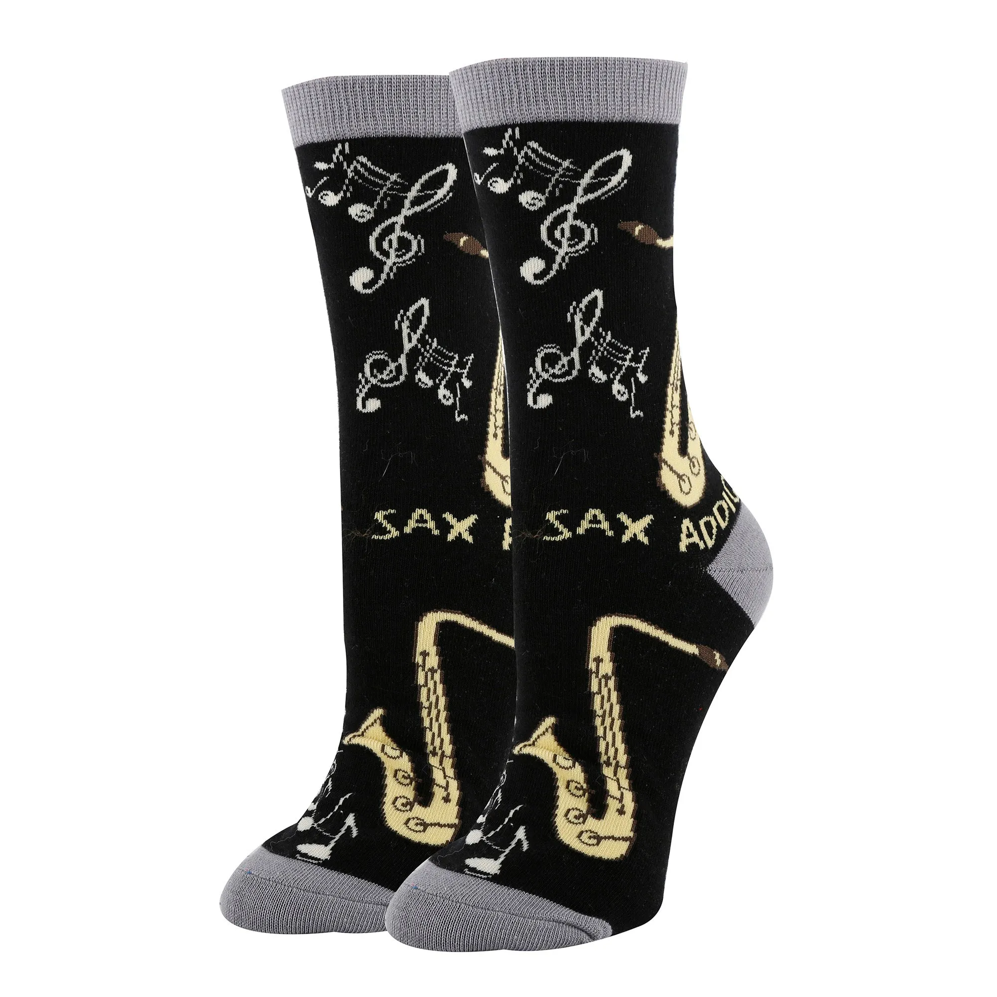 Premium Sax Addict Grip Socks for Musicians