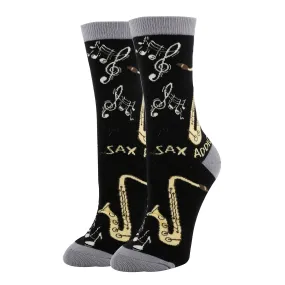 Premium Sax Addict Grip Socks for Musicians