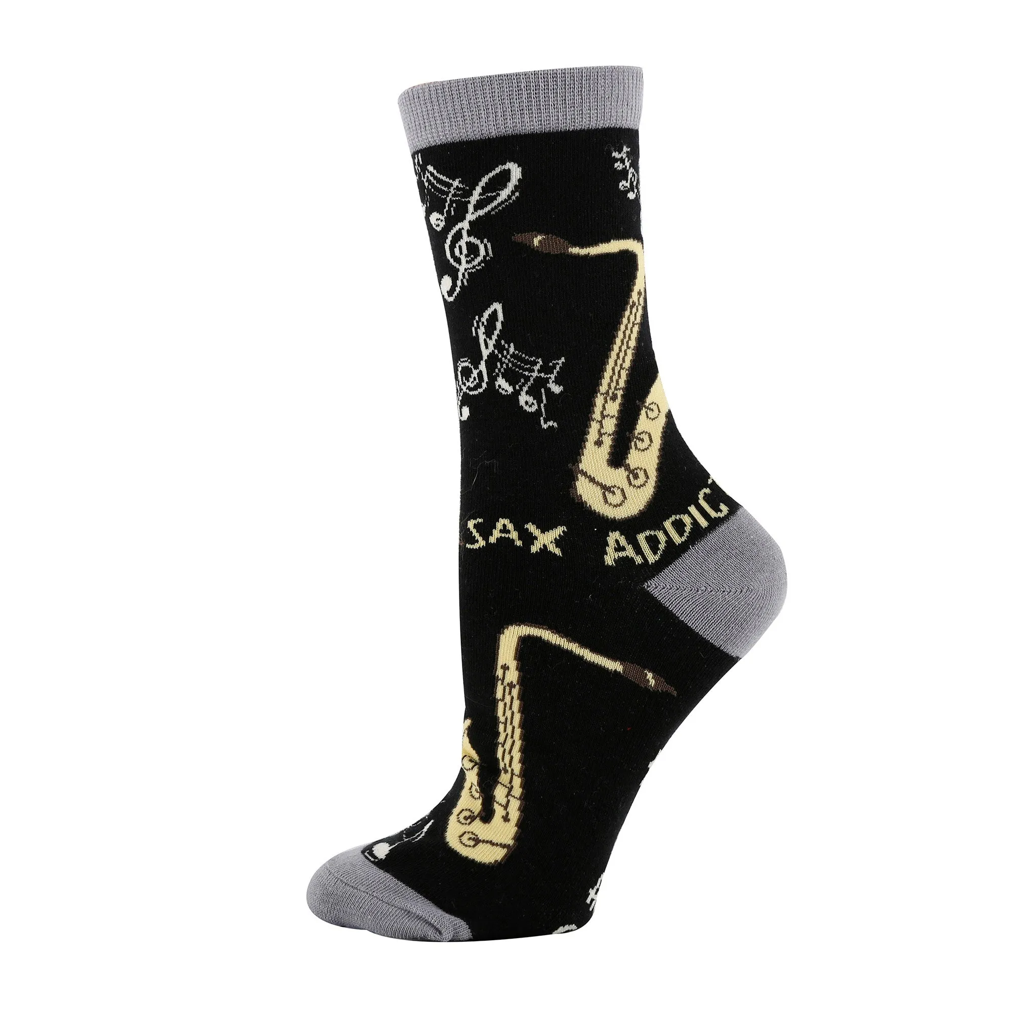 Premium Sax Addict Grip Socks for Musicians