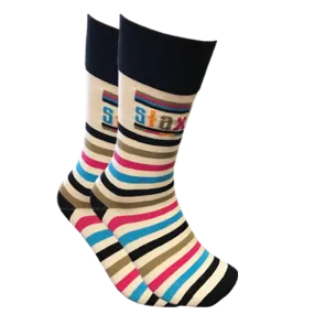 Stax Alternative Logo, Six Color Socks