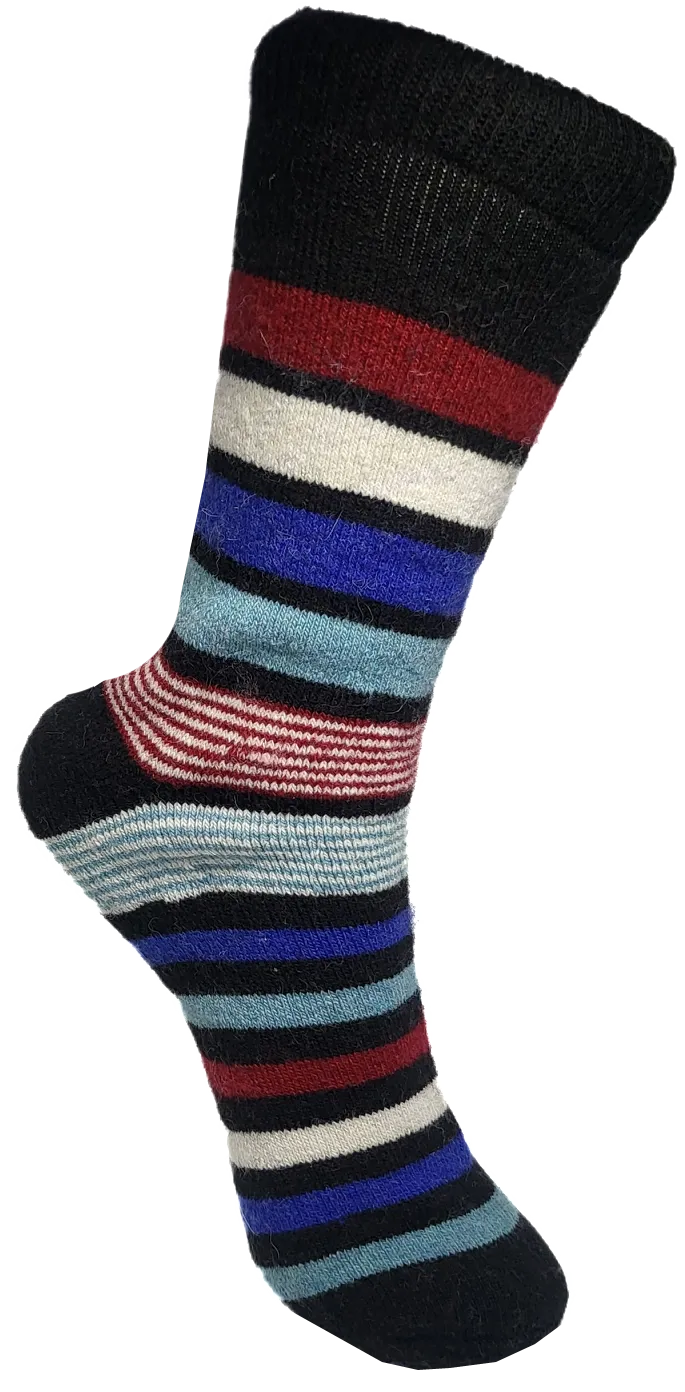 VERA TUCCI STRIPE PATTERN MEN'S THERMAL WINTER SOCKS RMD2305-89-04 NEW FOR AW23!