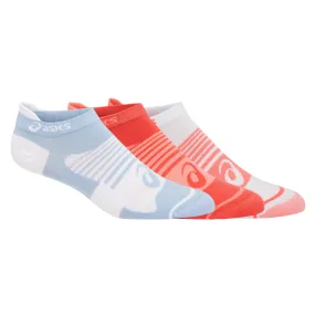 Asics Womens Quick Lyte Plus Ankle Socks - Pack of 3 Pairs (Lightweight, Breathable)